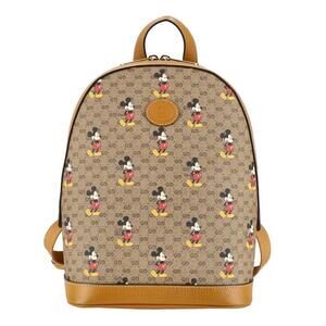 GUCCI GG Supreme Backpack Mickey Mouse Collaboration